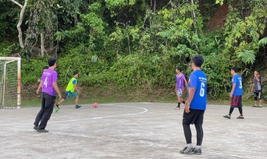 ชุมชนบ้านกาแป๊ะฮูลู อ.เบตงจัดแข่งขันฟุตซอลต้านภัยยาเสพติด