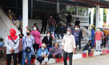 นักท่องเที่ยวเมินวัดหลวงพ่อเงินบางคลานเงียบเหงาเหตุม็อบสัมภเวสีเข้ายึดวัด(มีคลิป)