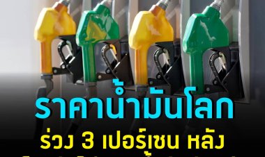 ราคาน้ำมันโลกร่วง 3% หลังยุโรปยังไม่แบนน้ำมันรัสเซีย