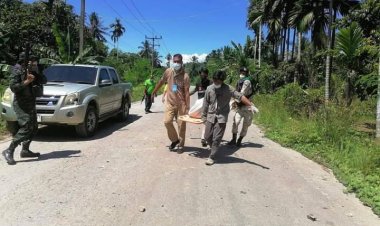 คนร้ายบึ้มบันนังสตาตำรวจพลีชีพ 2 เจ็บอีก 2