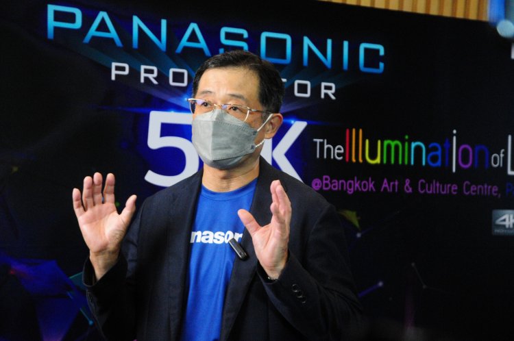 พานาโซนิคเปิดตัวโปรเจคเตอร์ความสว่างสูง 50Kโชว์ชุดใหญ่ใจกลางกรุงเทพฯ