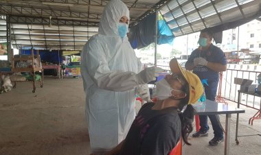 เทศบาลบ้านค่ายทำงานเชิงลุกปิดตลาด 3 วันหลังตรวจพบผล ATK ติดโควิดพุ่ง