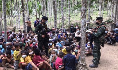 ทหารไทยเตรียมพร้อมรับผู้ลี้ยภัยสงครามทะลักแนวชายแดนแม่สอด