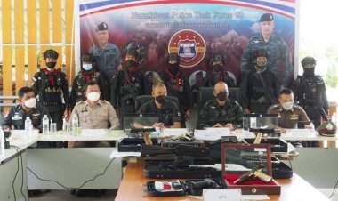 ร่วมแถลงปฏิบัติร่วม 3 ฝ่าย ยึดทรัพย์เครือข่ายค้ายาเสพติด