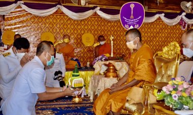 นอภ.ขุนหาญร่วมถวายมุทิตาสักการะพระครูอรุณปัญฺโญภาส