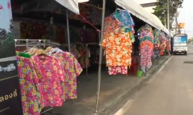 พิษโควิดไม่ซายอดขายเสื้อลายดอกรับสงกรานต์ซบเซา(มีคลิป)