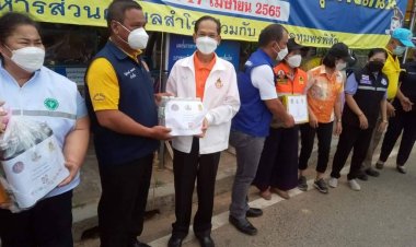 รองเจ้าเมืองศรีสะเกษลงพื้นที่สั่งคุมเข้มลดอุบัติเหตุบนท้องถนน