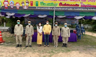 นอภ.โพธิ์ศรีสุวรรณพร้อมคณะลงพื้นเข้มป้องกัน-ลดอุบัตัเหตุ