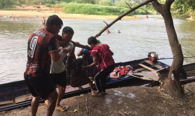 หามส่ง 3 ชาวเมียนมาเหยียบกับระเบิดเจ็บสาหัสข้ามฝี่งมารักษาตัวรพ.พบพระ