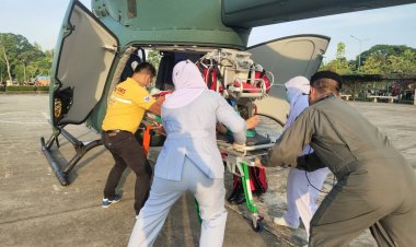 มทภ.4สั่งฮ.บินด่วนช่วยชีวิตปชช.หลังผ่าตัดเส้นเลือดในสมองตีบ