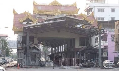 คาร์บอมบ์เมียวดีตึกอาคารพังยับ-ฝั่งไทยด้านแม่สอดไร้ผลกระทบ