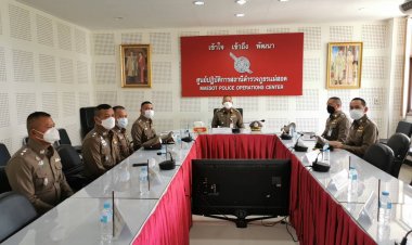 ผกก.สภ.แม่สอด ต้อนรับ ผบก.กต.6 จต. จเรตำรวจ  มาตรวจราชการ