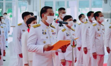 เจ้าเมืองศรีสะเกษนำทุกหมู่เหล่าร่วมพิธีถวายราชสักการะเนื่องในวันคล้ายวันสวรรคตสมเด็จพระนเรศวรมหาราช