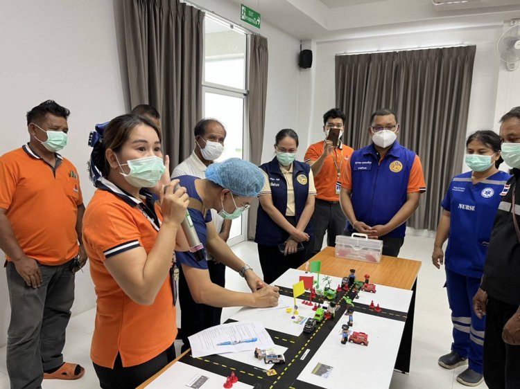 โพธิ์ศรีสุวรรณเพื่อซ้อมแผนลดอุบัติเหตุ ช่วงเทศกาลสงกรานต์