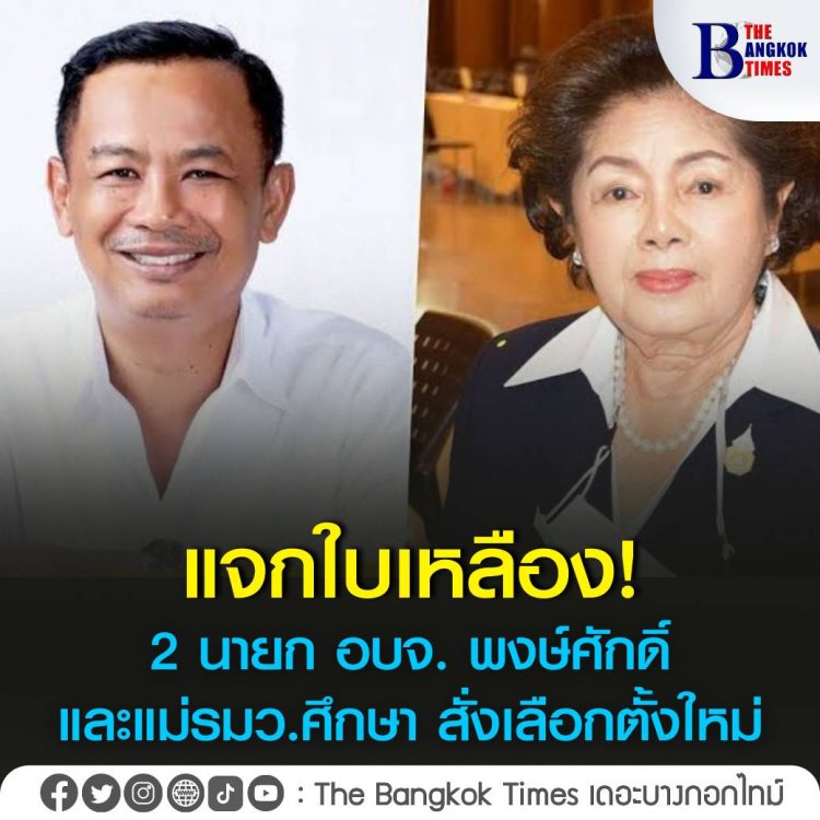 กกต.ชักใบเหลือง 2 นายก อบจ. “ขวัญเรือน เทียนทอง” แม่ รมว.ศธ. – “พงษ์ศักดิ์”  สุราษฎร์ธานี  ปมผู้ช่วยหาเสียงให้ซองบุญบวชพระ – หัวคะแนนให้เงินซื้อเสียง ชงศาลอุทธรณ์จัดเลือกตั้งใหม่ 