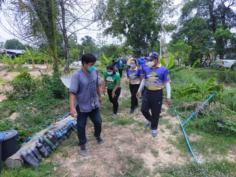 นอภ.โพธิ์ศรีสุวรรณเร่งหนุนโครงการ"โคก หนอง นา โมเดล"แก้จน