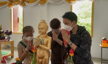 คลื่นปชช.แห่ขอโชคลาภกับไอ้ไข่-ท้าวเวสสุวรรณวัดบึงบา