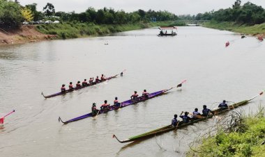 อบจ.พิจิตรจัดแข่งขันเรือยาว7ฝีพายเนื่องในวันแรงงานแห่งชาติส่งเสริมการท่องเที่ยว