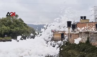 โฟมพิษท่วมเมืองโคลอมเบีย (ชมคลิป)