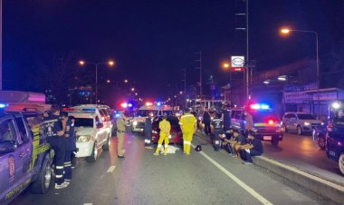 กล้องวงจรปิด นาทีชีวิตรถเก๋งขับทับร่างหนุ่มวิศวกรดับติดคาท้องรถ