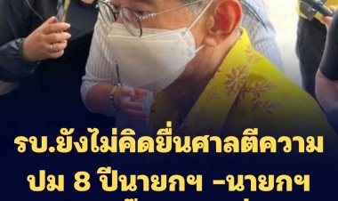 วิษณุเผย รบ.ยังไม่ยื่นศาลตีความปม 8 ปีนายกฯ, ส่วนนายกฯสำรอง "บิ๊กป้อม" ชื่อแรก