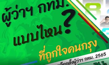 กรุงเทพโพลล์เปิดผลสำรวจ“ผู้ว่าฯ กทม. แบบไหนที่ถูกใจคนกรุง”