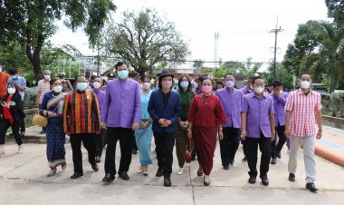 อำนาจเจริญเปิดถนนสายวัฒนธรรมในงานบวงสรวงสมโภชศาลหลักเมือง