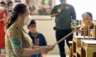 มูลนิธิร่วมกตัญญู ลุยดอยขุนน่าน มอบเครื่องผลิตออกซิเจน-ถวายพระประธาน