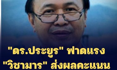 "ดร.ประยูร" ฟาดแรง "วิชามารว่าด้วยการล้มเจ้า" ส่งผลคะแนน "ดร.ชัชชาติ" ลด