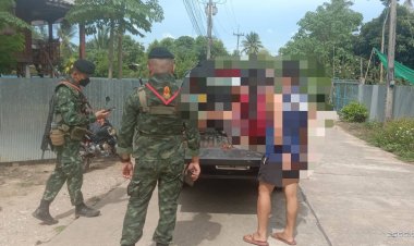 แม่สอดสกัดจับเมียนมาลักลอบเข้าไทย 5 ราย