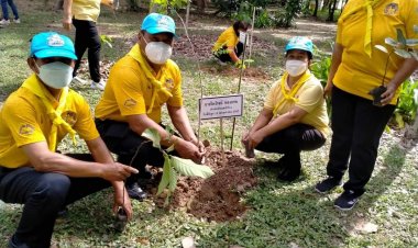 อุทุมพรพิสัย จัดกิจกรรมปลูกต้นไม้ เนื่องในวันปลูกต้นไม้ประจำปีของชาติ