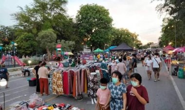 กาดนั่งยองคลัองย่าม เมืองตาก กลับมาคึกคัก