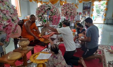 สายมูแห่ส่องหาเลขเด็ดจากเห็ดที่ขึ้นในกระถางธูปองค์ท้าวเวสสุวรรณวัดบึงบา