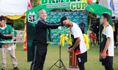 ปิดฉากอย่างยิ่งใหญ่ การแข่งขันฟุตบอล 7 คน BKM 127 CUP ต้านภัยยาเสพติด ครั้งที่ 1