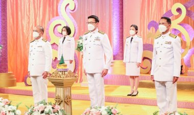 คณะผู้บริหารคปภ. บันทึกเทปถวายพระพรชัยมงคลสมเด็จพระนางเจ้าสุทิดาฯ