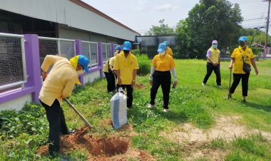 โพธิ์ศรีสุวรรณระดมจิตอาสาทุกภาคส่วนปรับปรุงภูมิทัศน์-ปลูกต้นไม้