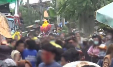 บุญบั้งไฟเดือดแก๊งวัยรุ่นยกพวกตะลุมบอนตีกันยับบาดเจ็บนับ 10 ราย