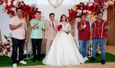 ชื่นหมื่น!สมรสสมรัก "ดาบถม" มือปราบ ภ.6. กับ"น้องสุดา"