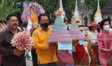 "เลขาทวี"ร่วมทอดผ้าป่าสามัคคีสมทบทุนสร้างอาคารเอนกประสงค์ประจำหมู่บ้านทุ่งแกร็ง