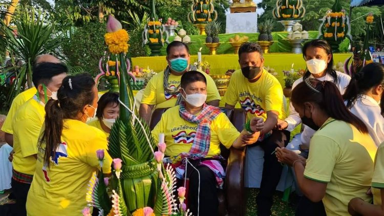 “แรมโบ้อีสาน-ผรท.”บวงสรวงบายศรีขอพร“องค์เจ้าปู่ศรีสุทโธ และเจ้าย่าศรีปทุมมา”