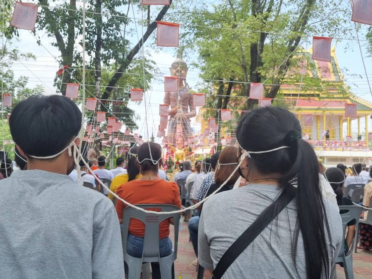 คลื่นศรัทธานับพันแห่ร่วมพิธีบวงสรวง –พุทธาภิเษก องค์ปู่ท้าวเวชสุวรรณรุ่น40 ปี