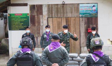 ผบ.ฉก.นราธิวาส ตรวจเยี่ยม และติดตามการปฎิบัติงานของชคต.เกาะสะท้อน