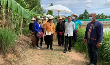 พช.ศรีสะเกษลงพื้นที่อำเภอโพธิ์ศรีสุวรรณคัดสรรค์กิจกรรมดีเด่น
