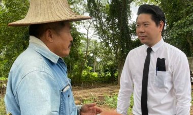 "หนานไพร" อบต.พะวอ ให้ข้อมูลเพื่อแก้ไขปัญหา ระบบน้ำเพื่อการเกษตร