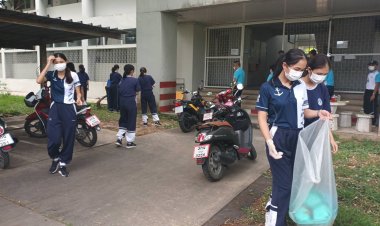 รพ.สมเด็จพระนางเจ้าสิริกิติ์ฯ จัดกิจกรรม 5 ส. หน้าบ้านน่ามอง