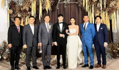 " CEO โก่หล้า" ร่วมแสดงความยินดีงานมงคลสมรส "ผู้กองปฏิพล" บุตรชาย อดีต ผบช.ภ.6.