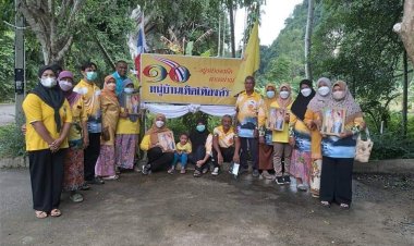"เมืองกระบี่"ขับเคลื่อนปักป้าย"หมู่บ้านเทิดไท้องค์ราชัน