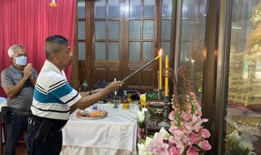 เพื่อนรุ่น"ฟ้าแจ้ง"ทำบุญอุทิศส่วนกุศลให้เพื่อนที่ล่วงลับ