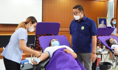 ชลประทานศรีสะเกษบริจาคโลหิตเนื่องในวันคล้ายวันสถาปนา ครบ 120 ปี (มีคลิป)