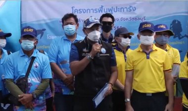 กฟผ.จับมือเมืองพัทยา-ทช.วางปะการังเทียมฟื้นฟูทรัพยากรทางทะเล